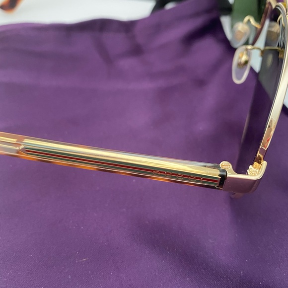 Gucci aviator sunglasses authentic NEW - Picture 2 of 3